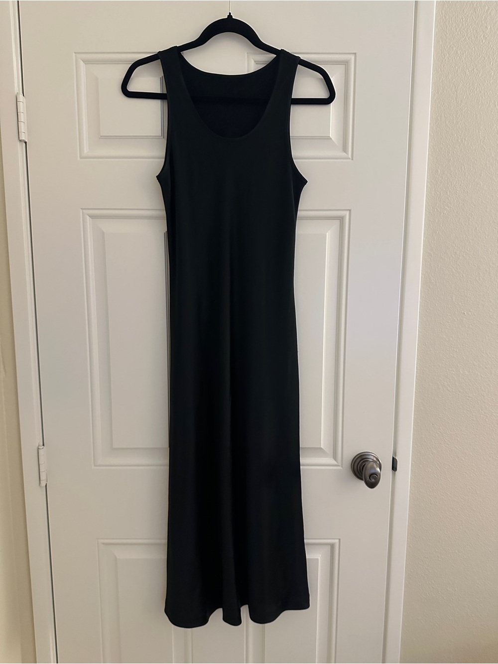 Sleeveless Black Maxi Dress - Classic Tank Style S/M